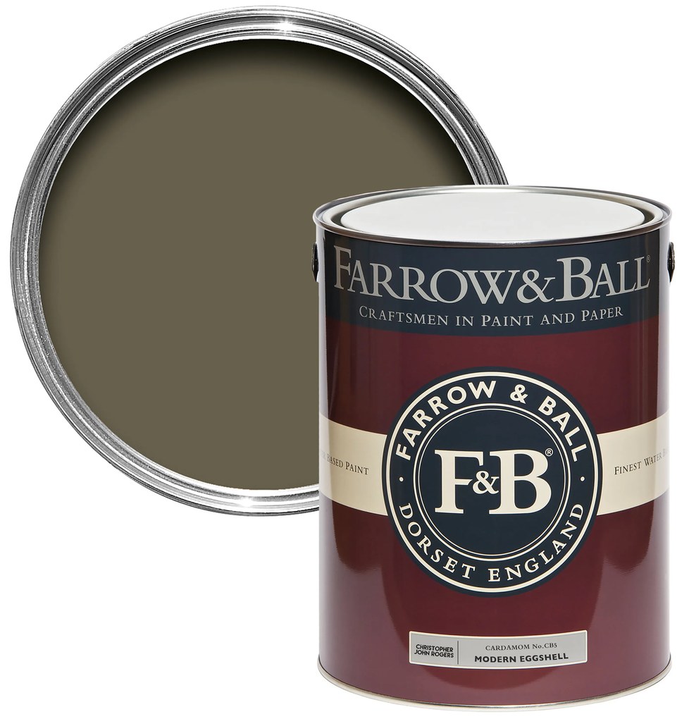 Farrow & Ball Modern Eggshell - 5l - Cardamom CB5