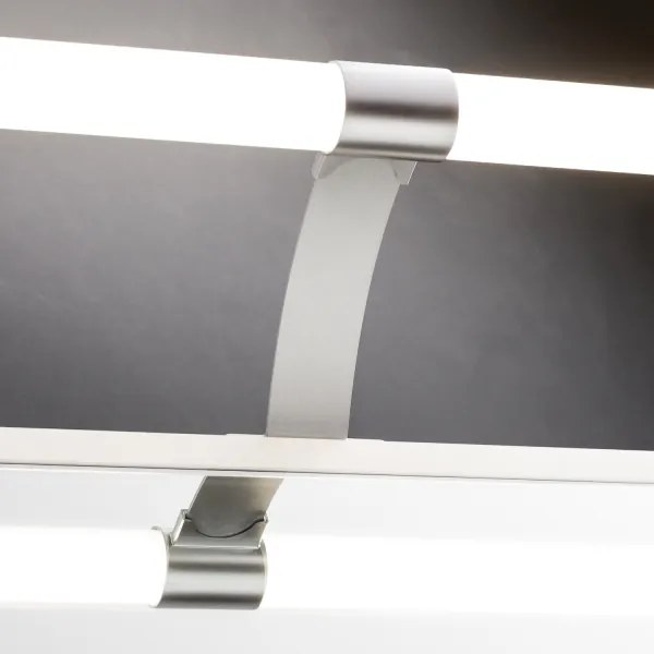 Brilagi - Lampada LED per specchio da bagno TUBEO, 6W/230V, 40 cm, IP44, argento