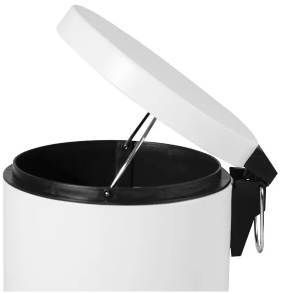 Aqualine - Cestino dei rifiuti SIMPLE LINE 3 l bianco opaco