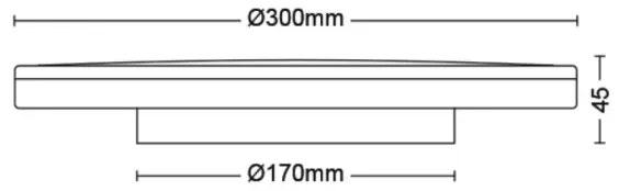 Philips- Plafoniera LED dimmerabile OZZIET SCENE SWITCH LED/18W/230V 2700K