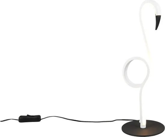 Lampada da tavolo bianca (altezza totale 35 cm) Ingo – Reality