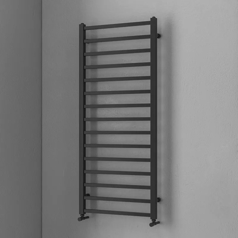 Termoarredo colore nero opaco 1000x500 mm modello Kam-378N - KAMALU
