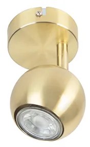 Faretto rotondo retrò in ottone - Gissi