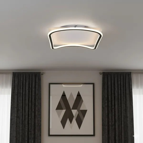 Plafoniera LED CALI 30W/230V 40x40 cm nera