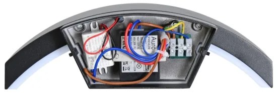 Brilagi - Lampada da parete LED esterna con sensore ARCELO LED/8W/230V IP54