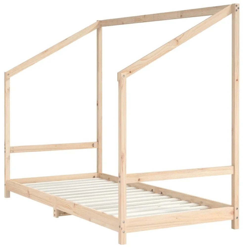 Giroletto per bambini 90x200 cm in legno massello di pino