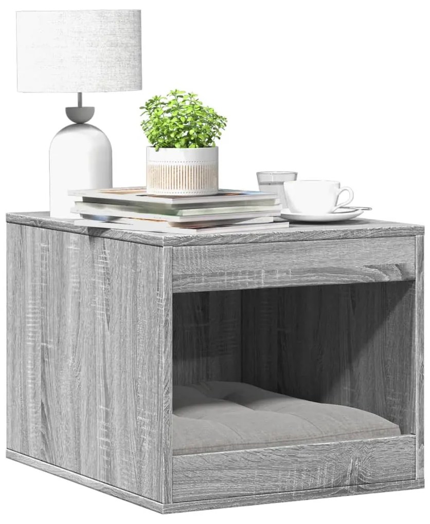 Recinto Lettiera Gatti Grigio Sonoma 47x59x42 Cm İn Truciolato /