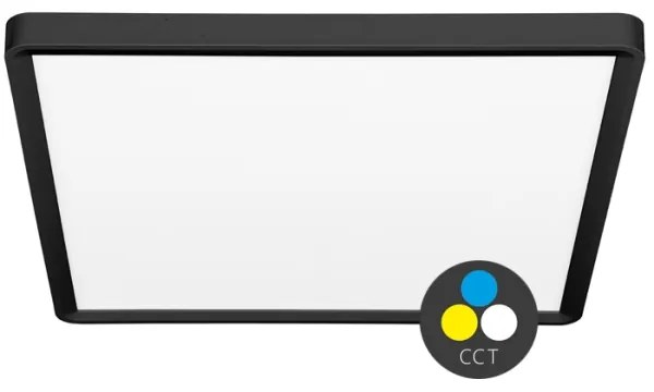 Ecolite W008S-CCT/40W/CR - Plafoniera LED TERY LED/40W/230V IP40 nero