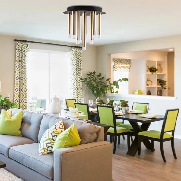 Plafoniera GLAM 9xG9/8W/230V oro