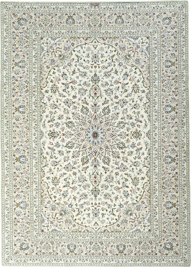 Kashan Tappeto persiano 250x350 Beige (Iran) Annodato A Mano