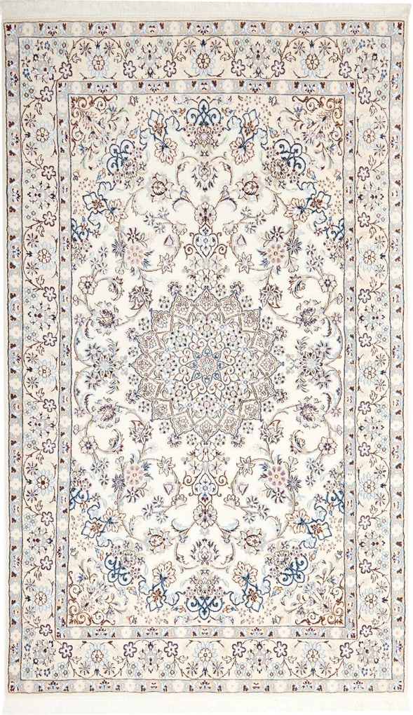 Nain Tappeto persiano 210 x 130 Beige (Iran) Annodato A Mano