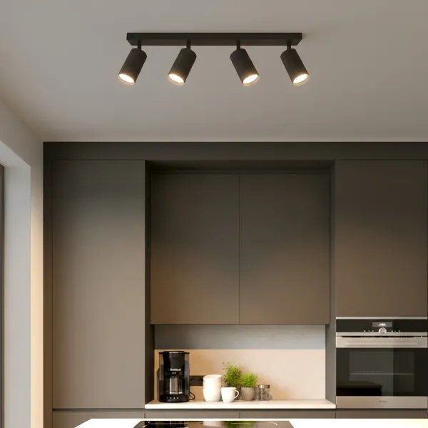 Brilagi - Faretto LED RGBW dimmerabile SELE MODERN 4xGU10/6,5W/230V Wi-Fi nero