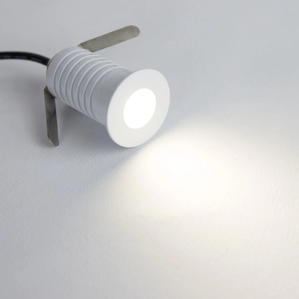 Faretto Segnapasso LED 3W IP67 Bianco - Professional Colore Bianco Naturale 4.000K