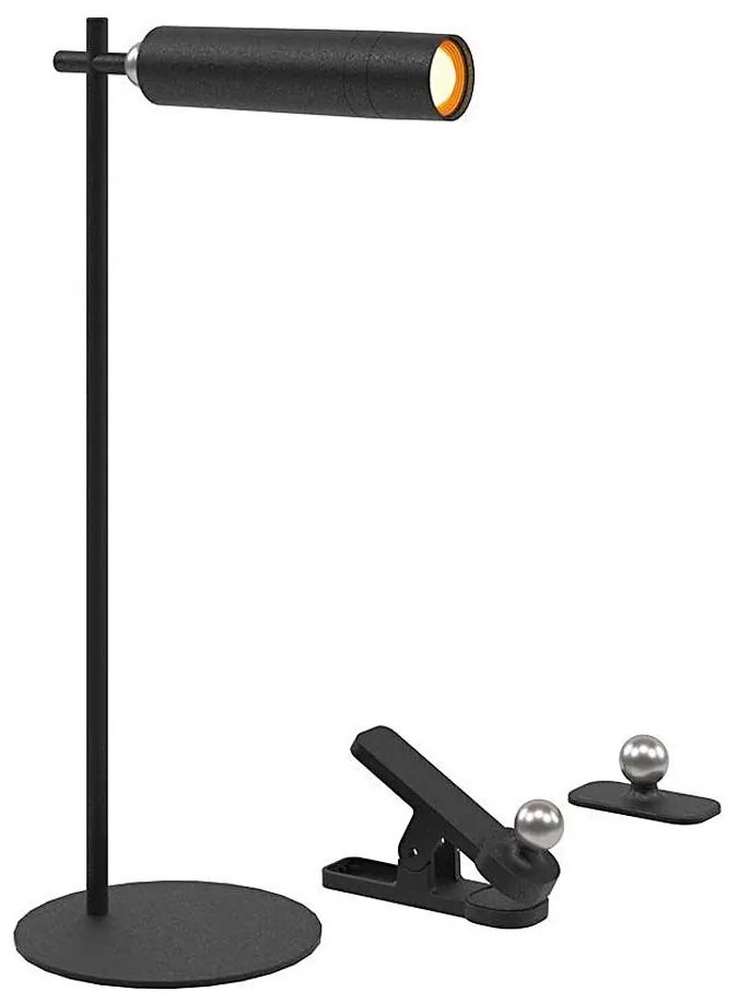 LED Lampada da tavolo magnetica dimmerabile LED/3W/5V 4000K 1500 mAh nero