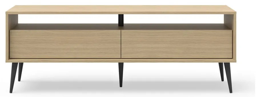 Tavolo TV in rovere di colore naturale 150x54 cm Lake - TemaHome