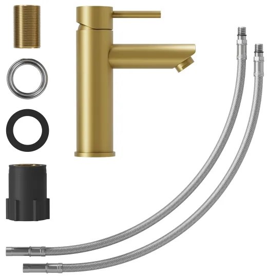 Miscelatore per lavabo RINGSTED 17,8 cm in ottone spazzolato