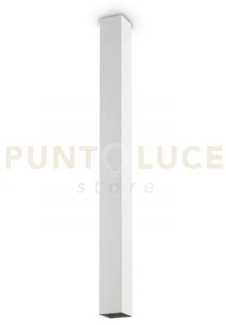 Look square lampada da soffitto 1 luce attacco gu10  6x75cm bianco