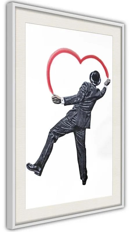 Poster  Vandal Heart  Cornice Quadri Cornice nera con pass-partout, Larghezza x Altezza Home decor 30x45