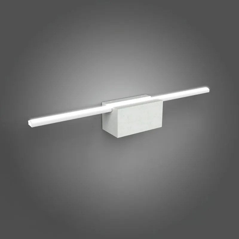 Applique LED moderno Kim bianco IP20, luce bianco naturale dimmerabile 1090 lumen,