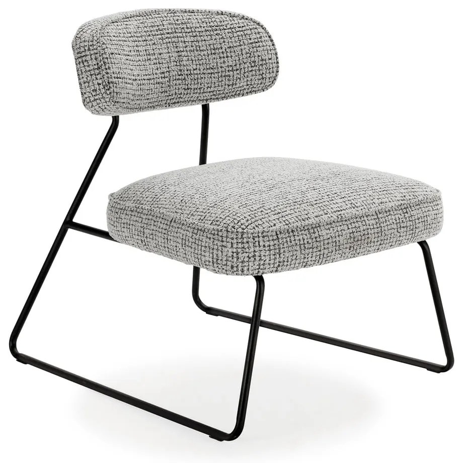 Poltrona bianca e nera Elon – Marckeric