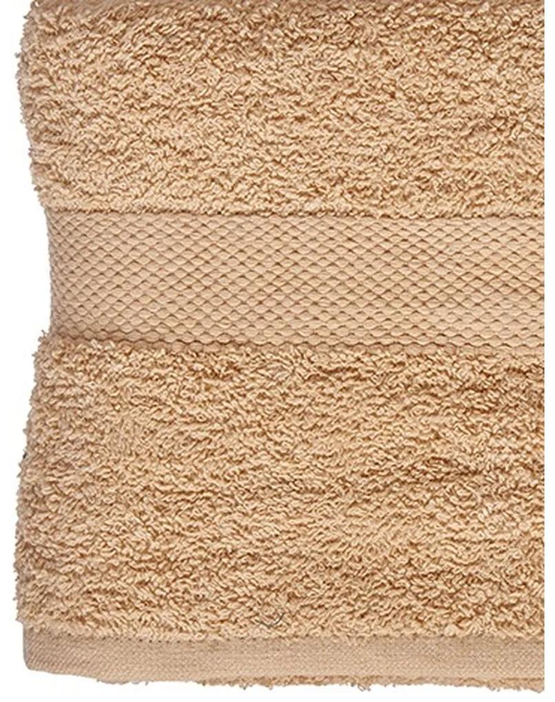 Telo da bagno Crema 70 x 130 cm (3 Unità)