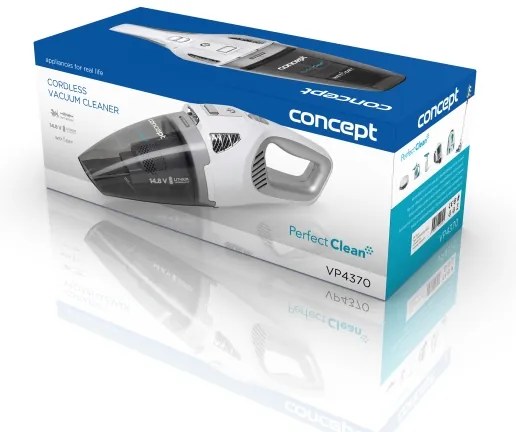 Concept VP4370 - Aspirapolvere portatile WET & DRY PERFECT CLEAN 90W/14,8V 2200