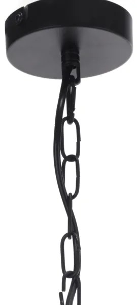 ONLI - Lampadario a sospensione con catena ZAIR 1xE27/22W/230V nero/argento