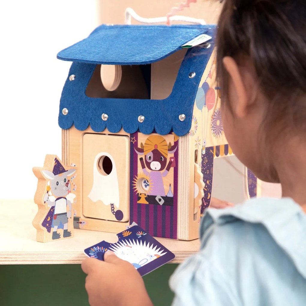 Lilliputiens - Casetta in legno delle illusioni ottiche