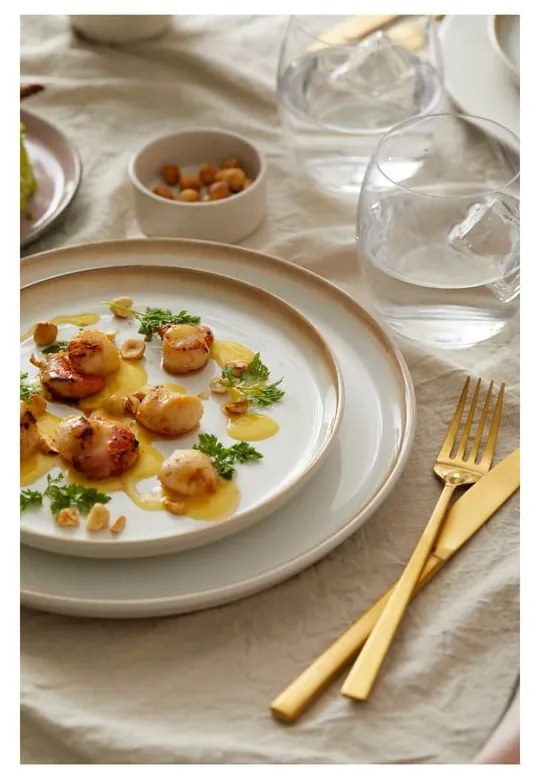 Posate color ottone in acciaio 16 pz Brass – Bitz