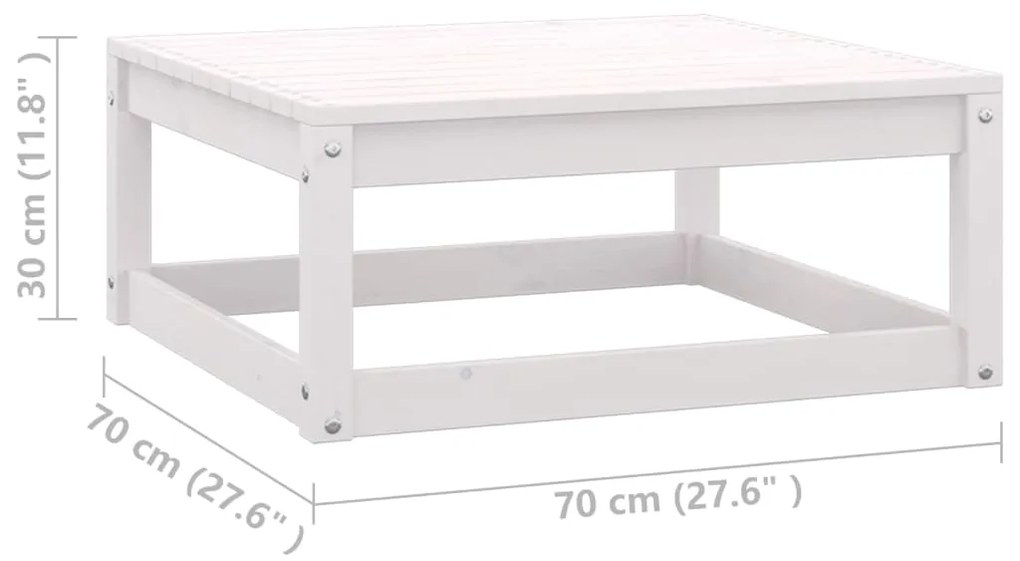 Set Divani da Giardino 6 pz con Cuscini Legno Massello di Pino