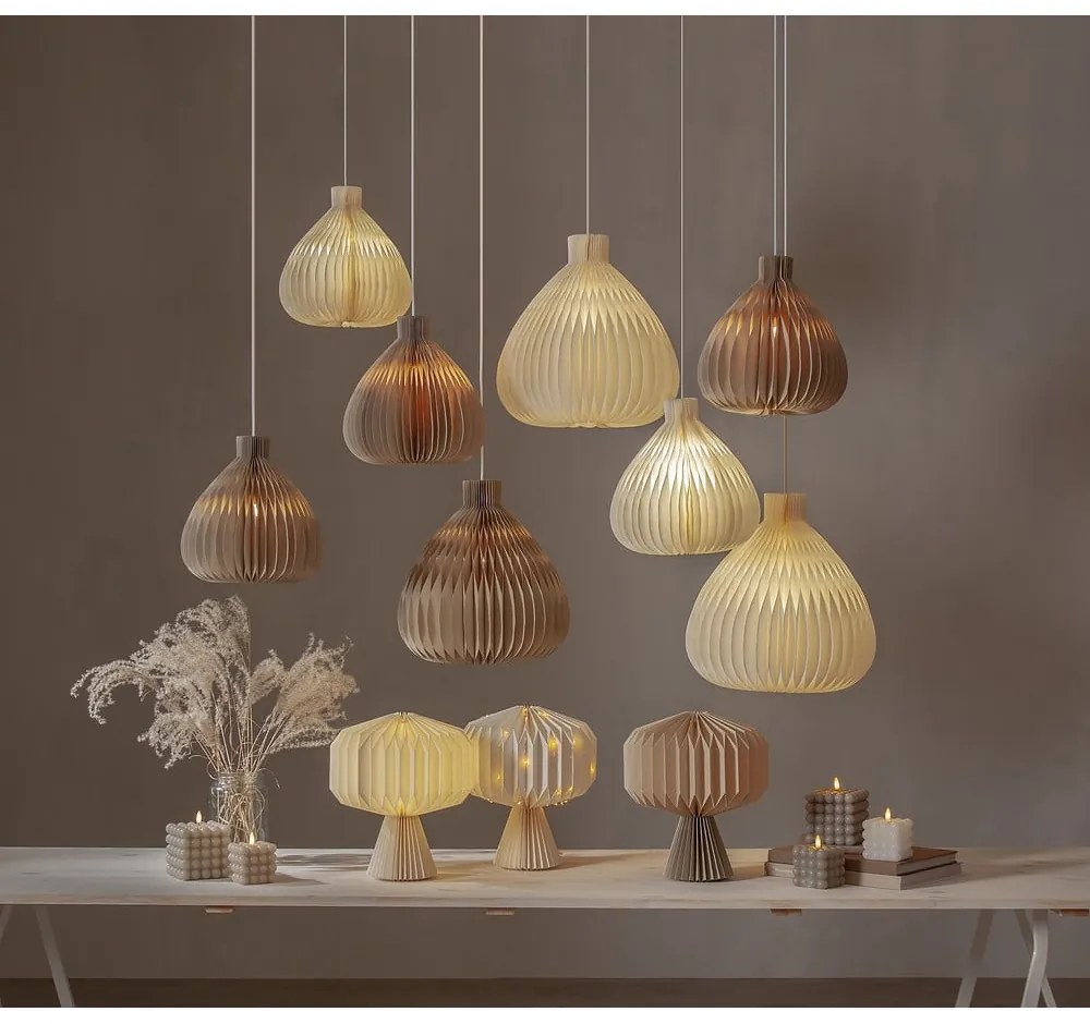 Paralume crema ø 38 cm Honeycomb - Star Trading