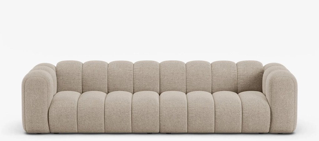 Divano Lupine 4 posti in tessuto chenille – L290 cm