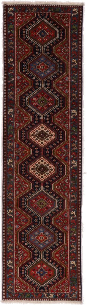 Yalameh Tappeto persiano 310 x 80 (Iran) Annodato A Mano
