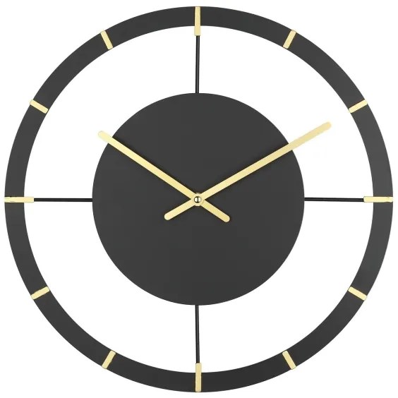 Eglo 425515 - Orologio da parete OKAZAKI 1xAA diametro 40 cm nero/oro