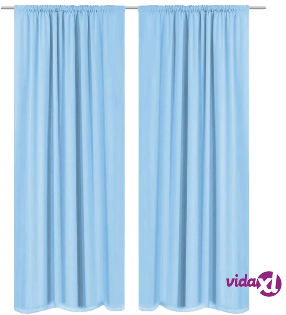 vidaXL Tende Oscuranti a Doppio Strato 2 pz 140x245 cm Turchesi