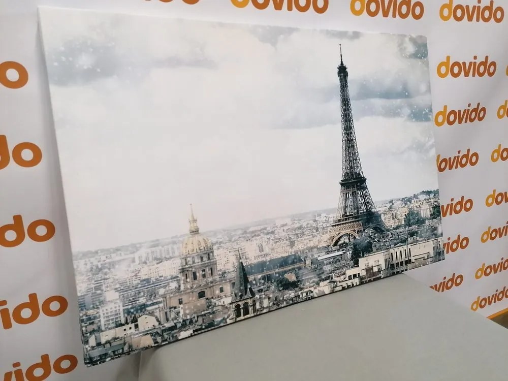 Quadro su tela – Parigi in inverno