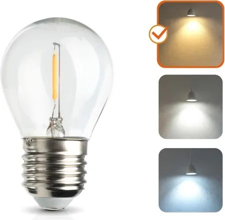 Lampadina LED E27/1,3W/230V 2700K