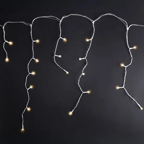 Brilagi - LED Catena luminosa natalizia da esterno 200xLED/8 funzioni 13m IP44 bianco caldo