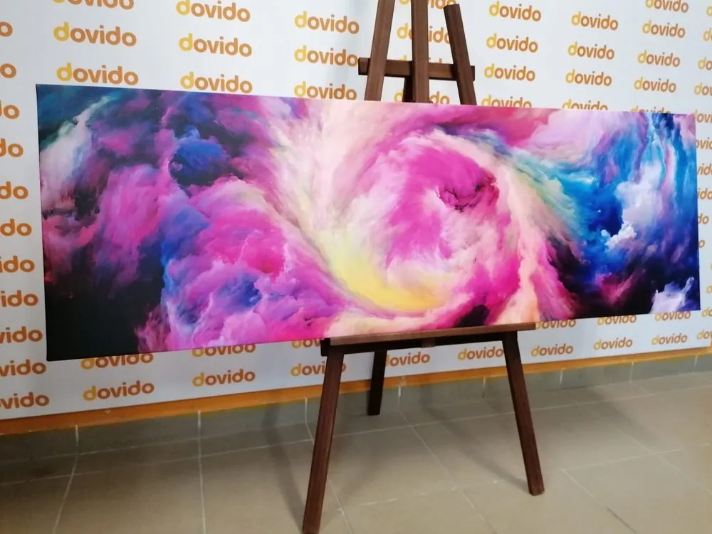 Stampa su tela – Spirale colorata