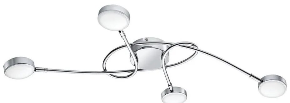 Eglo 32996 - Plafoniera LED SALTO 4xLED/5,4W/230V cromo lucido