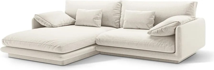 Divano angolare bianco (angolo sinistro) Torino - Micadoni Home