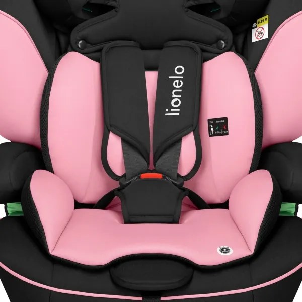 Lionelo - Seggiolino auto LEVI i-Size 76-150 cm Rosa Baby