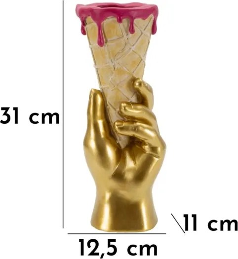 Cono Porta Fiori Cm 12,5X11X31