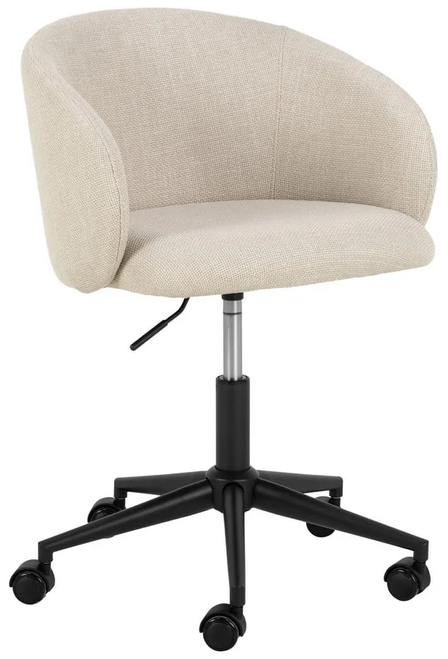 Sedia da ufficio beige Eleanor – Actona