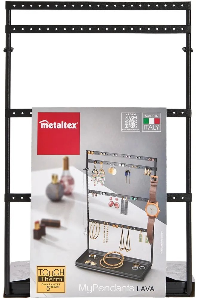 Organizzatore di gioielli nero My Pendants - Metaltex