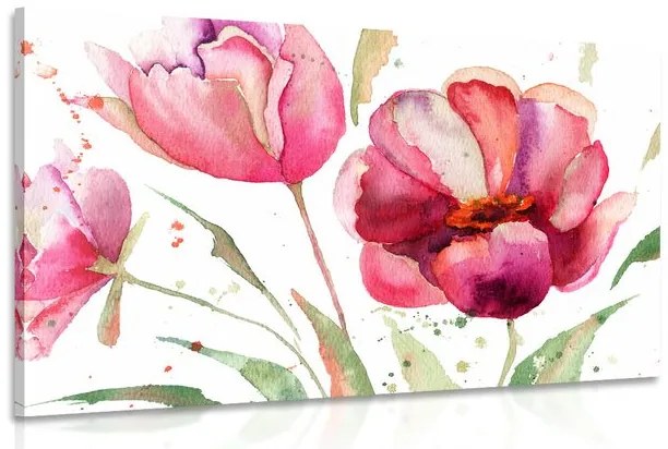 Quadro su tela – Tulipani stupendi in versione interessante