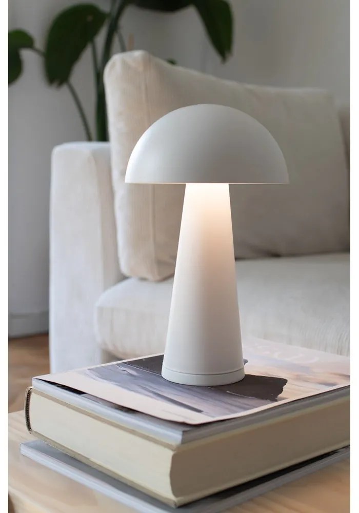 Lampada da tavolo a LED bianca (altezza 26,5 cm) Fungi - Markslöjd