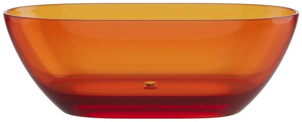 Vasca da bagno freestanding traslucida 292L 160 x 72 x 56 cm Arancione Resina - SPAVO