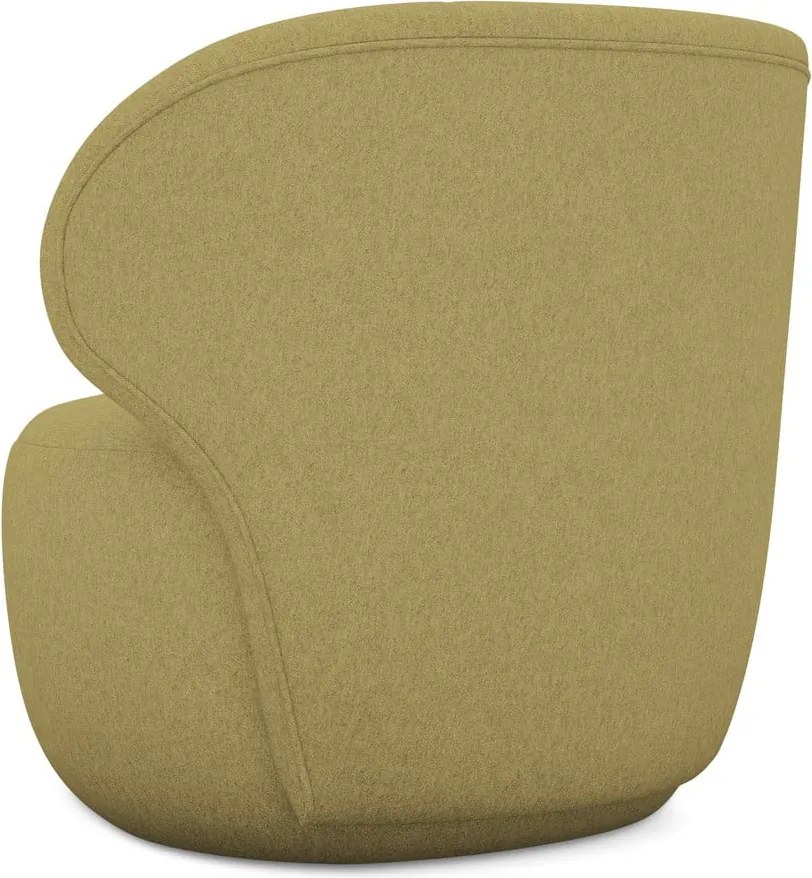 Poltrona color senape Kama – Makamii