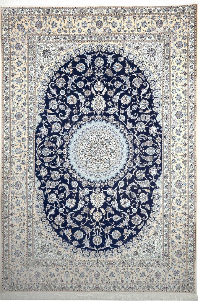 Nain Tappeto persiano 210x300 (Iran) Annodato A Mano